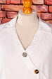 100% Leinen Top asymmetrisch