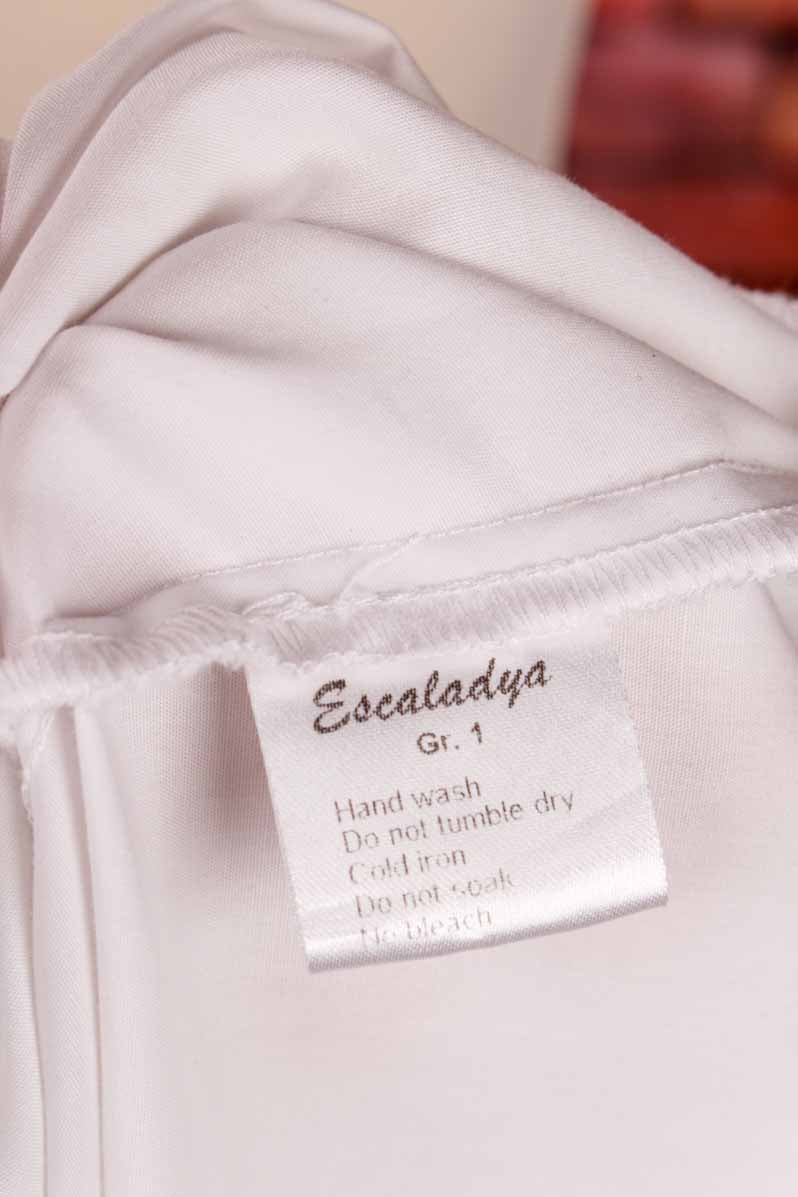 Escaladya Langbluse Tunika weiß