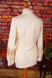 70s Schlagerbluse gold bestickt