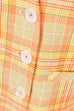 Peter Hahn Wolle Blazer orange kariert