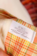 Peter Hahn Wolle Blazer orange kariert