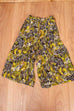 Culotte Hosenrock grün animalprint