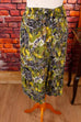 Culotte Hosenrock grün animalprint