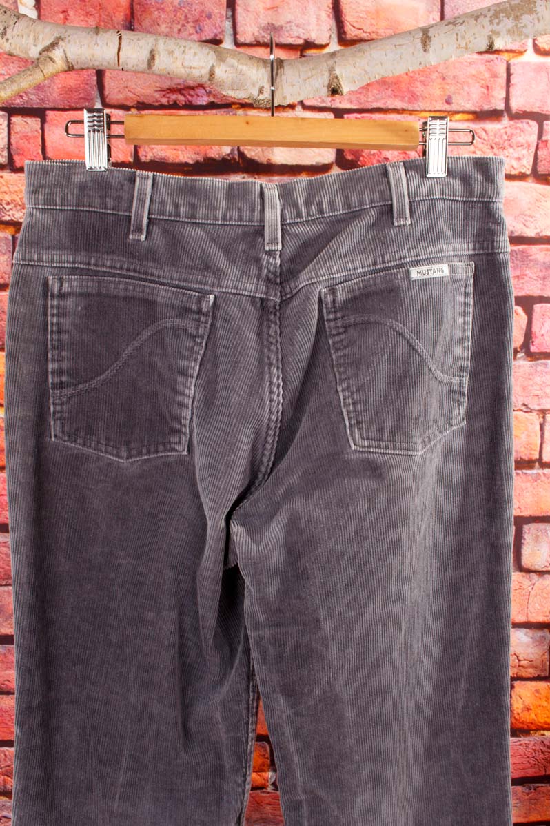 Mustang Cord Jeans grau 34/36