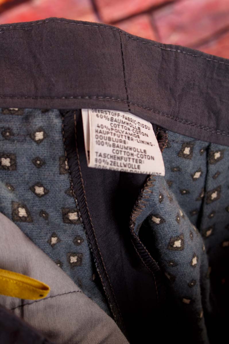 80s Karottenhose rau gefüttert