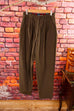 80s Karottenhose khaki gefüttert