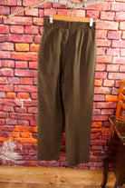 80s Karottenhose khaki gefüttert