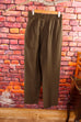 80s Karottenhose khaki gefüttert