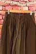 80s Karottenhose khaki gefüttert