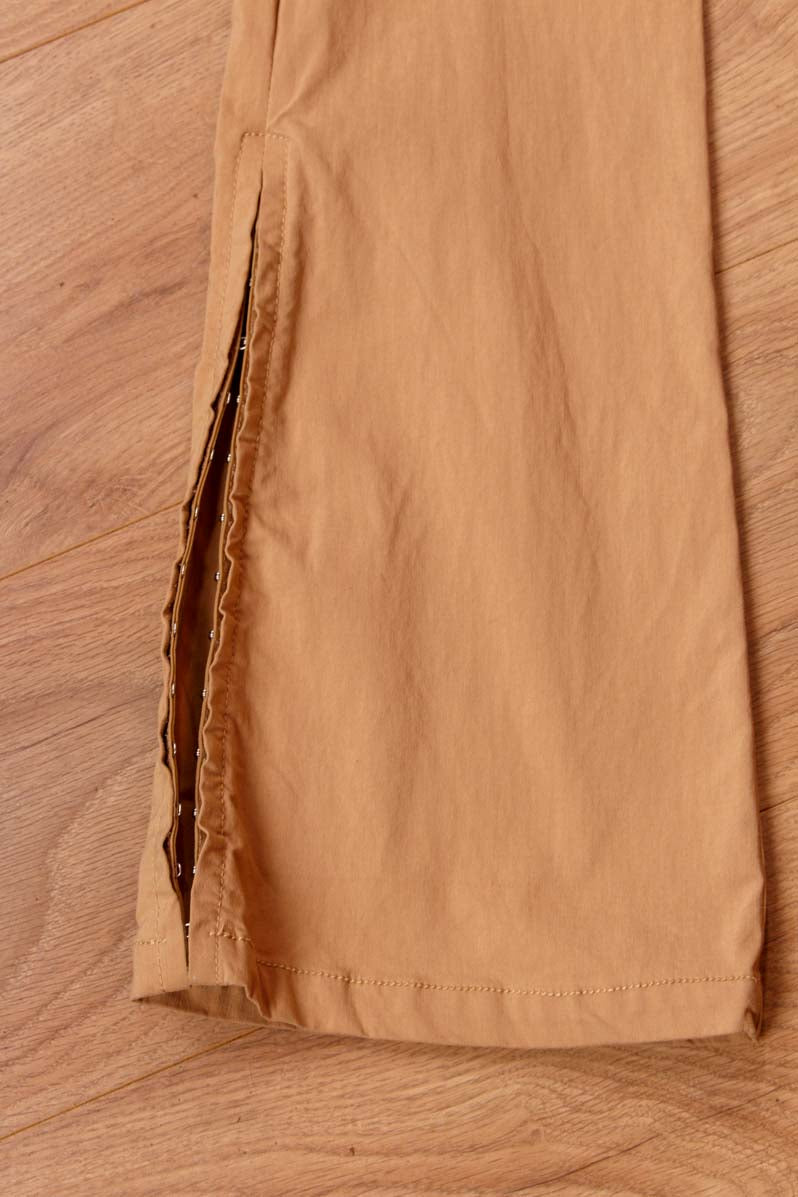 Y2K Schlaghose beige Stretch