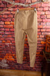 Y2K Stretchhose beige mit Cut Outs