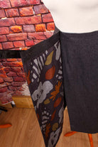 Wollrock grau Kettendetail