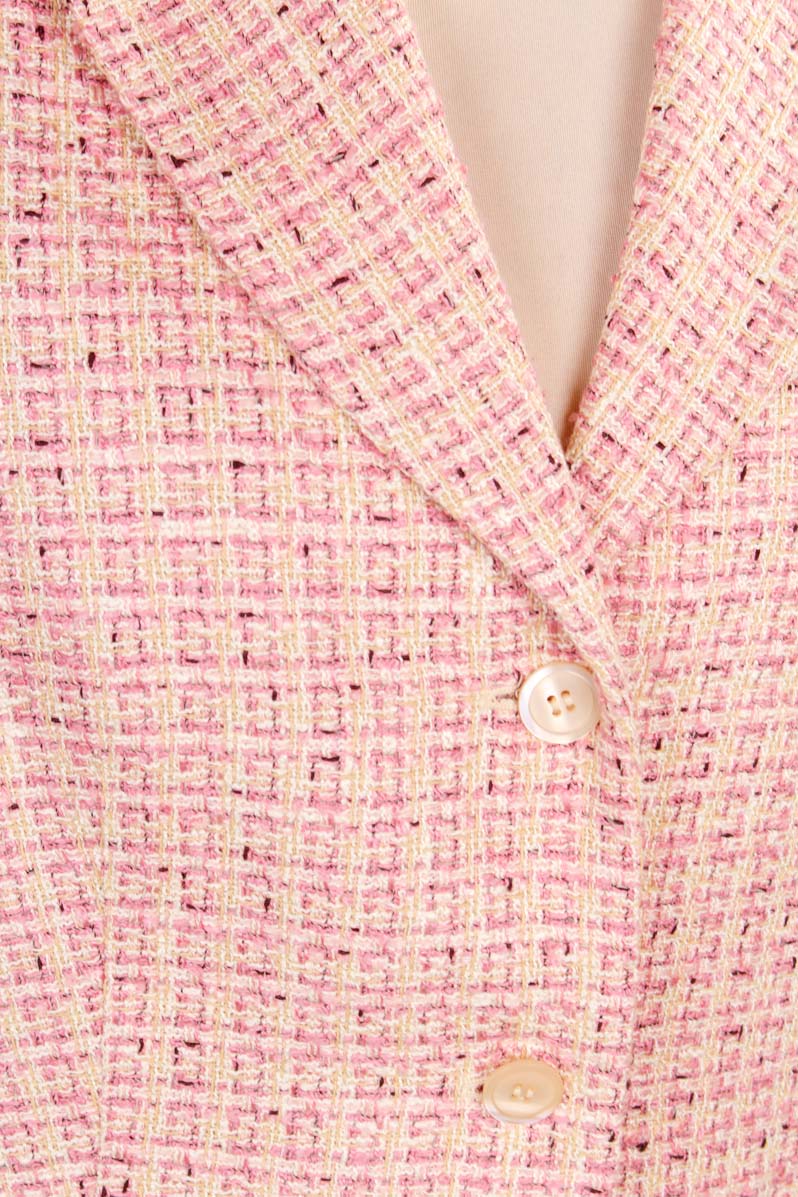 rosa Tweed Blazer von Barisal