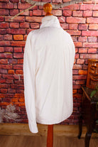 Western Bluse weiß silber Sterne
