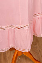 60s Unterkleid lachs Viskose