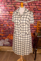 70er Jahre Kleid kariert