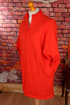 GAP gemütliches Sweat Kleid orange