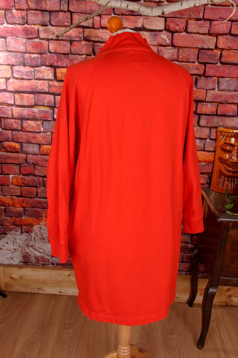 GAP gemütliches Sweat Kleid orange