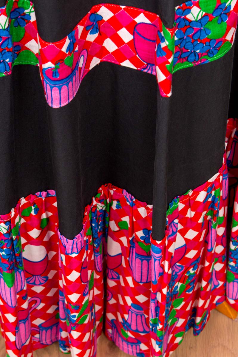 Vintage Hippie Maxirock Patchwork