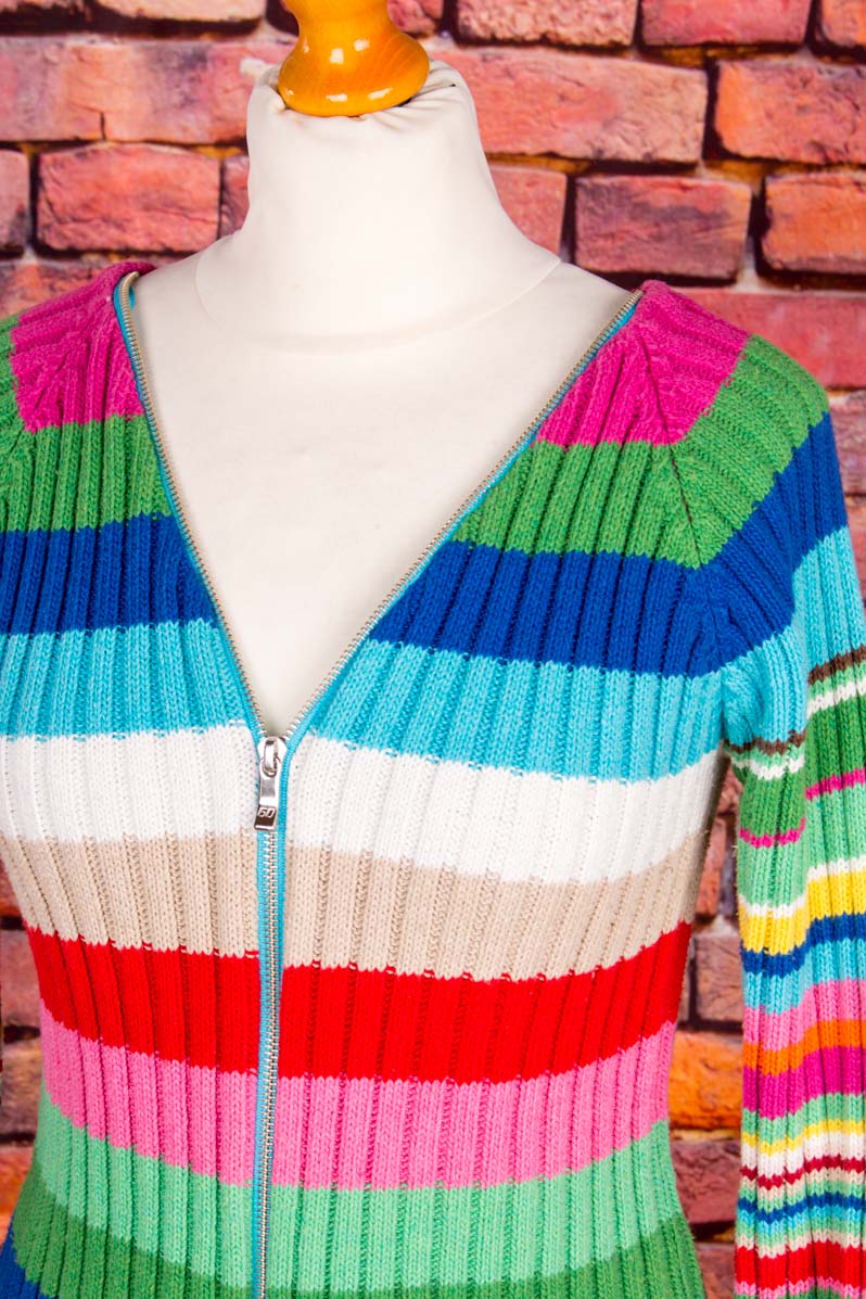 MISS SIXTY Strickjacke Color Block