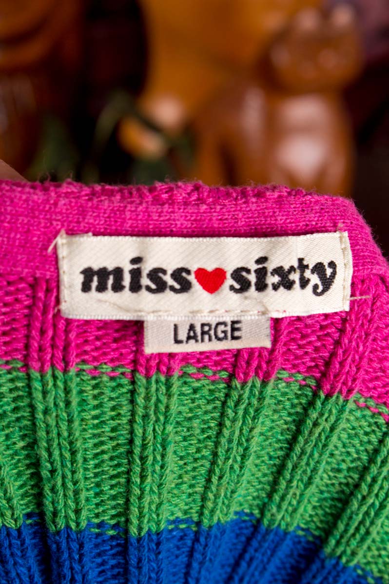 MISS SIXTY Strickjacke Color Block