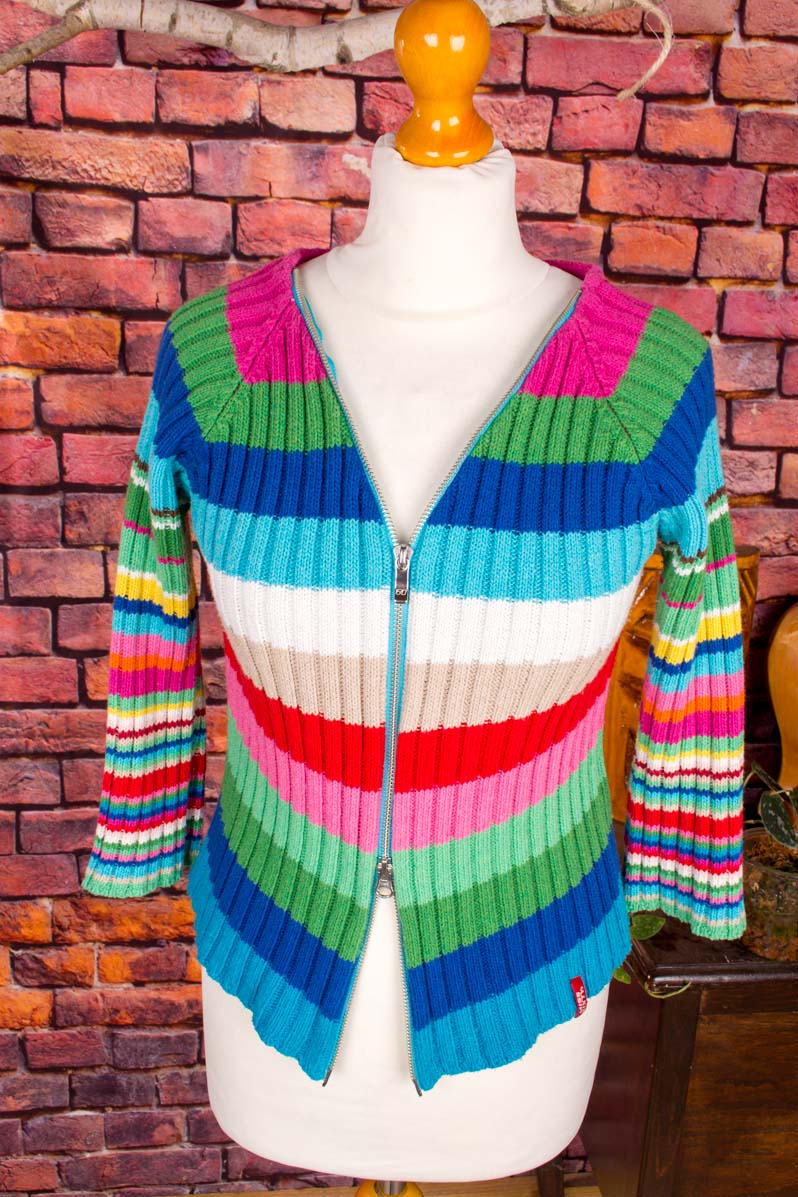 MISS SIXTY Strickjacke Color Block