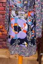 Boho Pailletten Minikleid lila