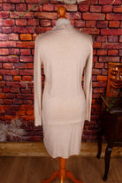 Strickkleid beige Viskose