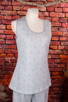 70s Lounge Anzug silber Glitzer