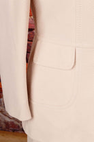 70s Disco Anzug Beige