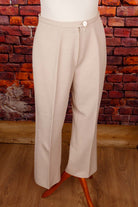 70s Disco Anzug Beige
