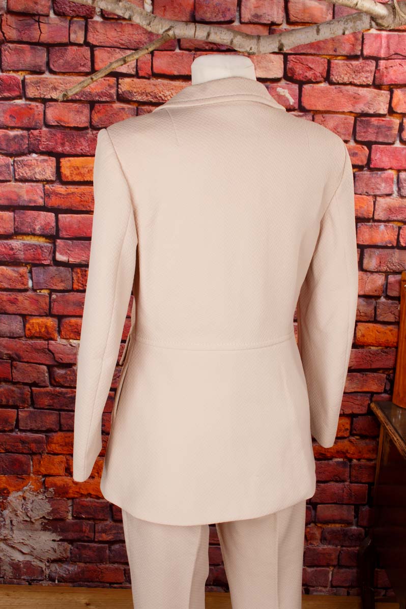 70s Disco Anzug Beige