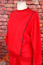 Vintage Baumwolle Trainingsanzug rot