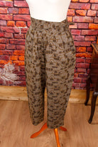 80s Crop Top mit Wickelbundhose