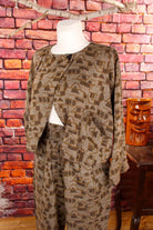 80s Crop Top mit Wickelbundhose