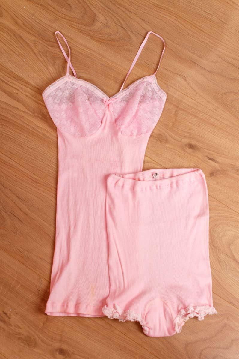Charmor Feinripp Set rosa