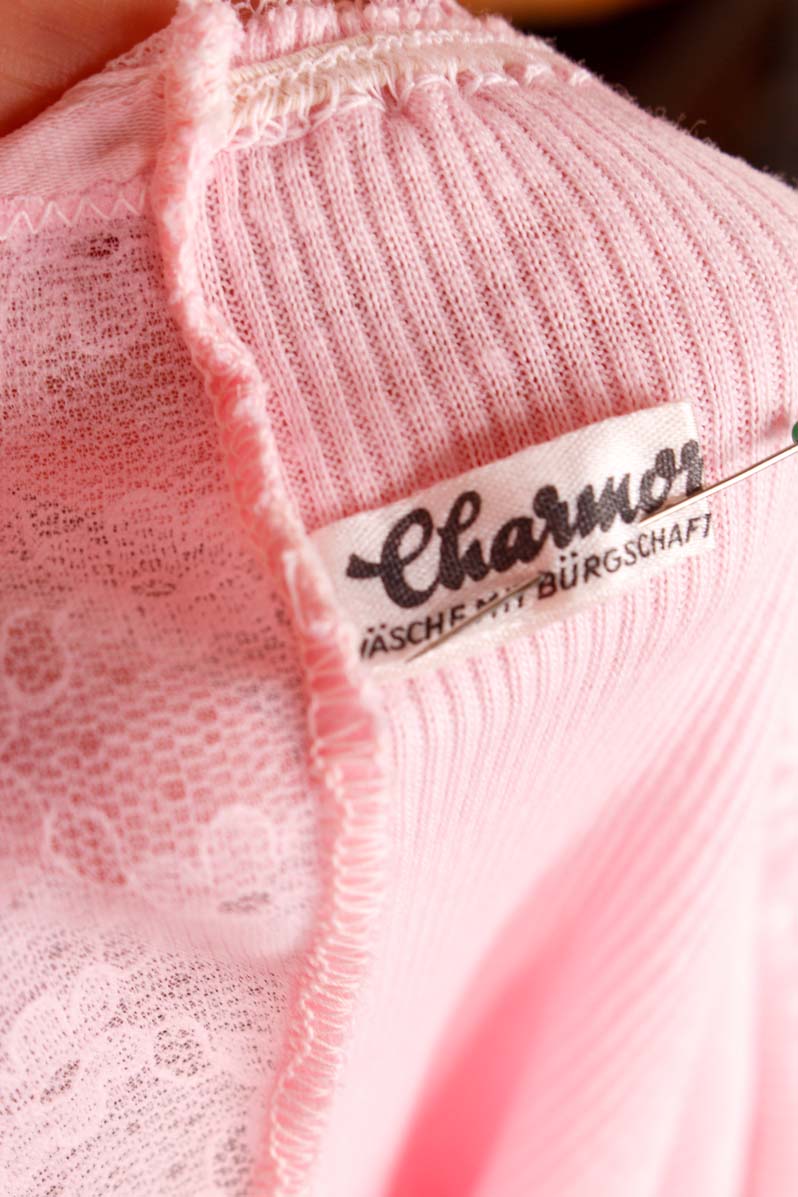 Charmor Feinripp Set rosa