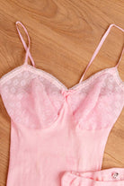 Charmor Feinripp Set rosa