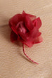 Vintage Anstecker altrosa Blume
