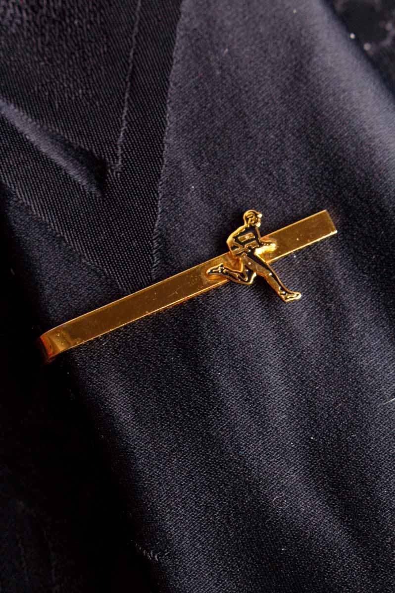 Krawattenklammer gold Jogger