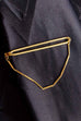 Krawattenklammer gold Kette