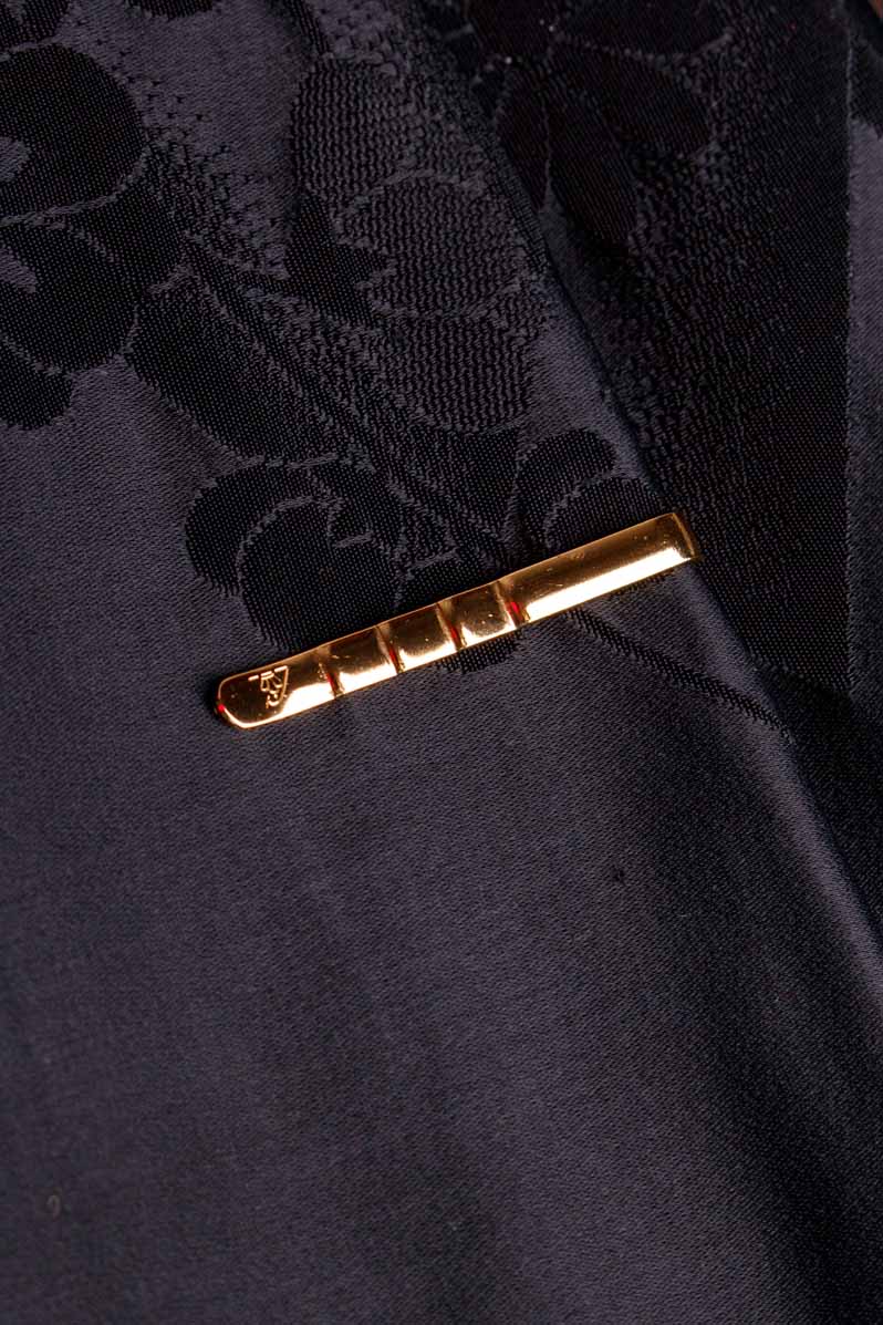 Krawattenklammer gold Schlangenkette