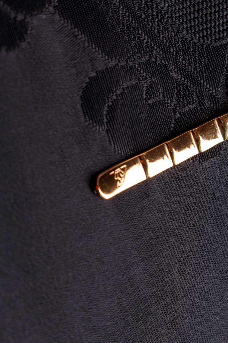 Krawattenklammer gold Schlangenkette