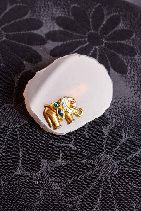 Vintage Brosche Elefant