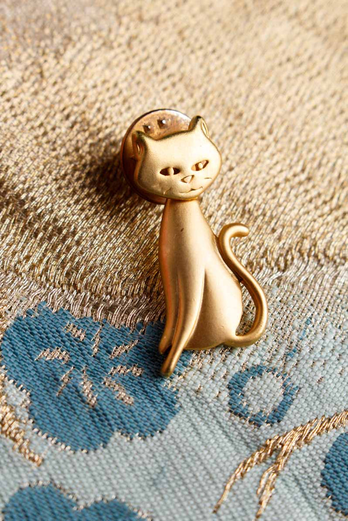 Vintage Anstecker Katze