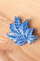70s Hippie Anstecker Blatt Hanf