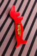 70s Anstecker roter Dackel