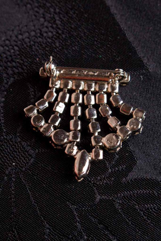 Elegante Strass Brosche beweglich