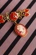 Vintage Brosche mit Kamee