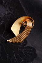 Anstecker gold Art Deco Stil